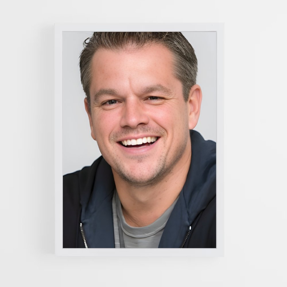 ap-matt damon-4 cadre Blanc