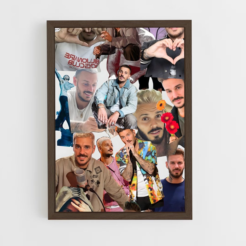 ap-matt pokora-1 cadre Bois foncé