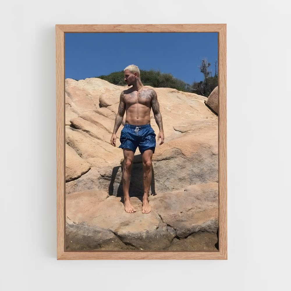 ap-matt pokora-9 cadre Bois clair