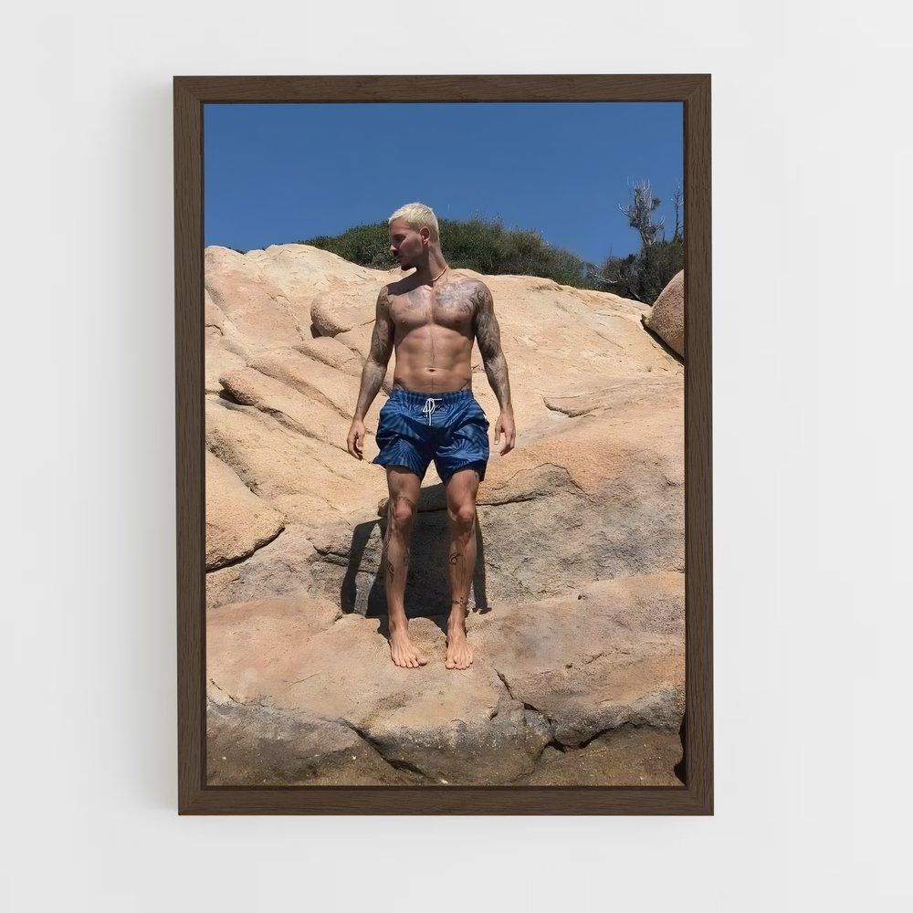 ap-matt pokora-9 cadre Bois foncé