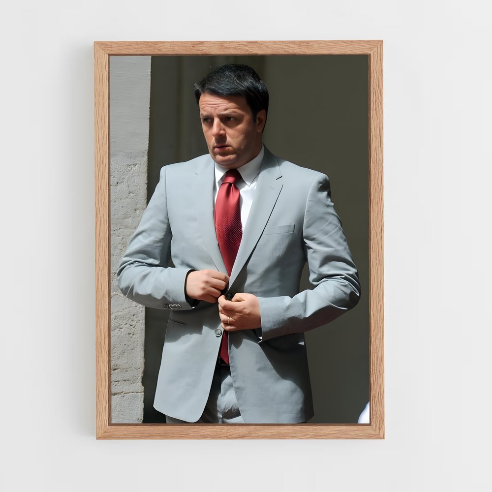 ap-matteo renzi-1 cadre Bois clair
