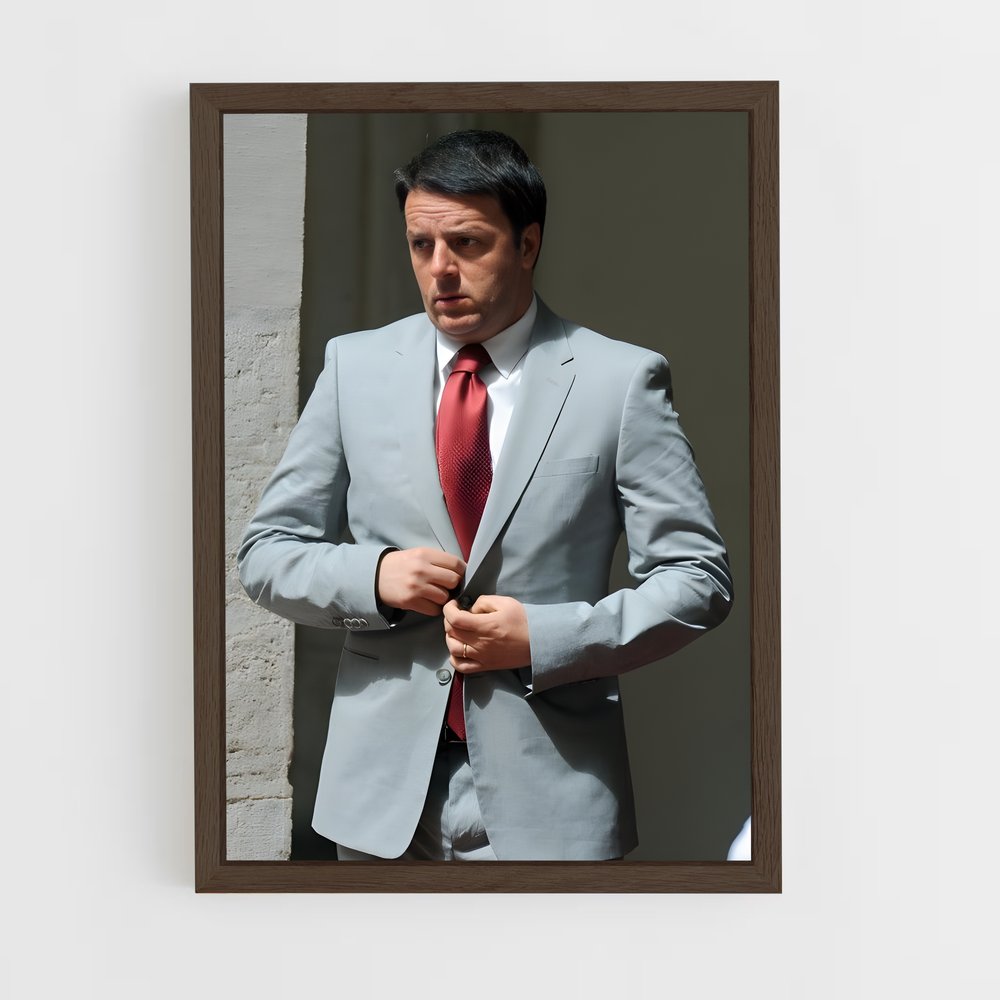 ap-matteo renzi-1 cadre Bois foncé