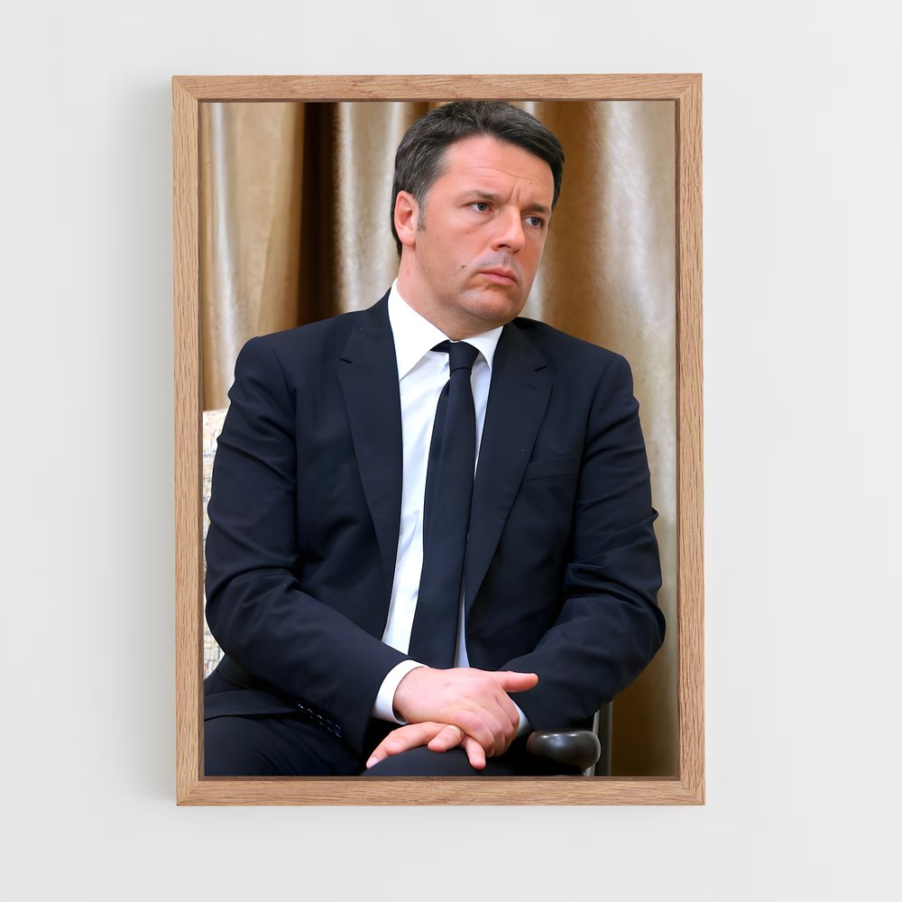 ap-matteo renzi-2 cadre Bois clair