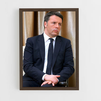 ap-matteo renzi-2 cadre Bois foncé