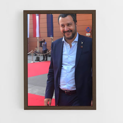 ap-matteo salvini-1 cadre Bois foncé