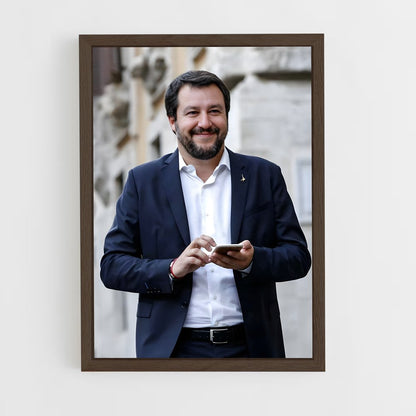 ap-matteo salvini-2 cadre Bois foncé