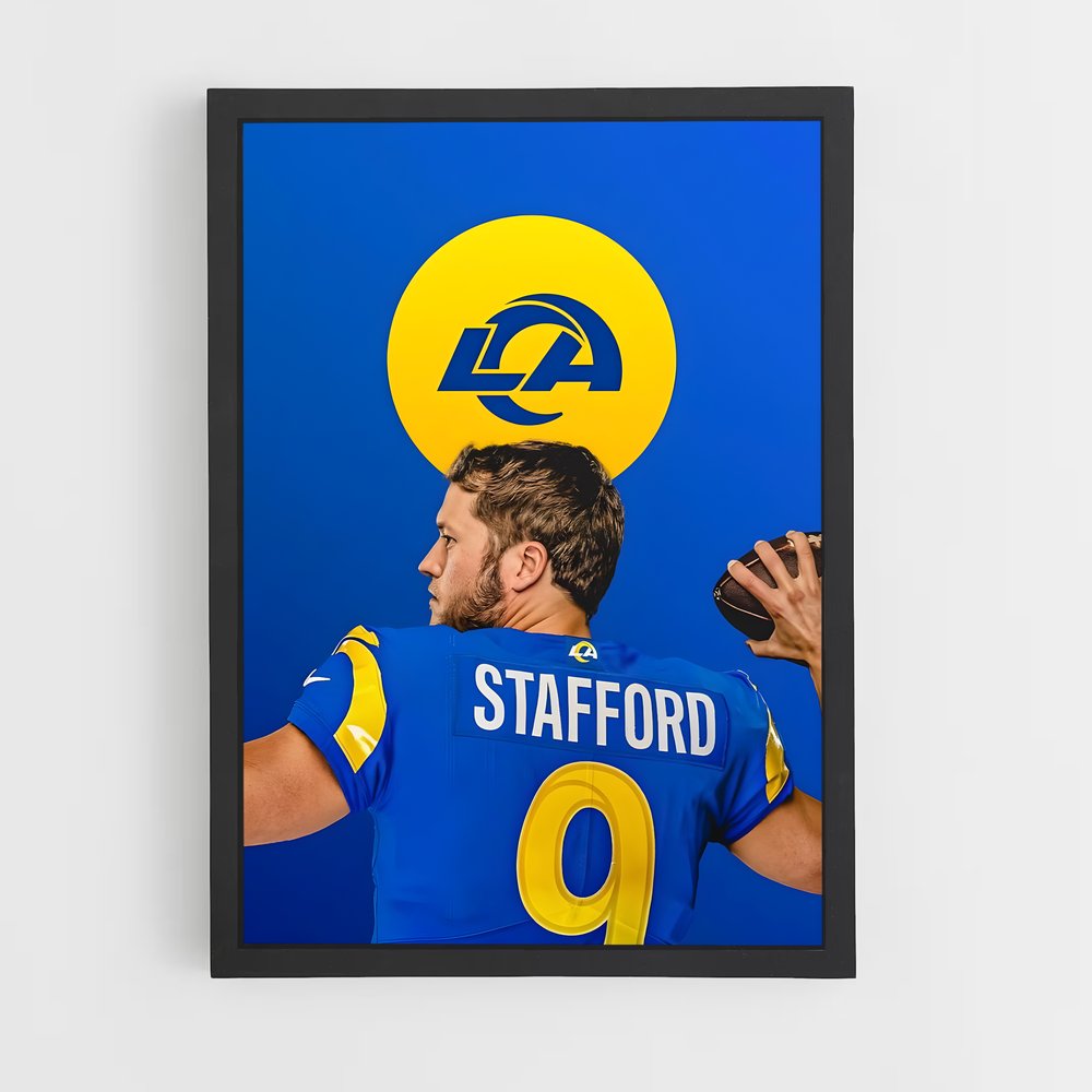 ap-matthew stafford-3 cadre Noir