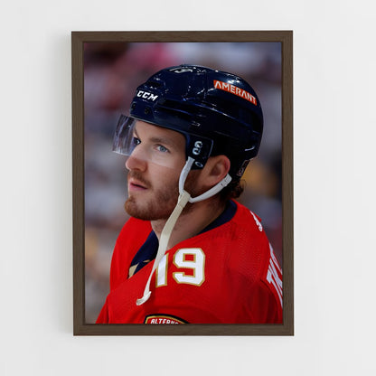 ap-matthew tkachuk-7 cadre Bois foncé