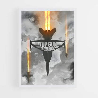 ap-maverick top gun-4 cadre Blanc