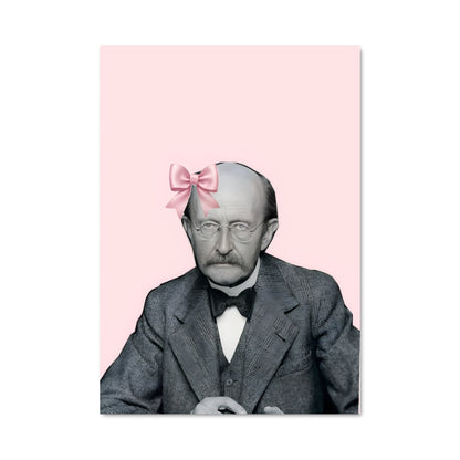 Poster Pink Bowtie Genius