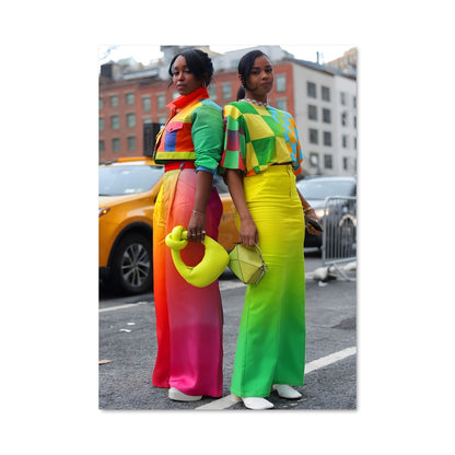 Poster Couleurs de la Mode