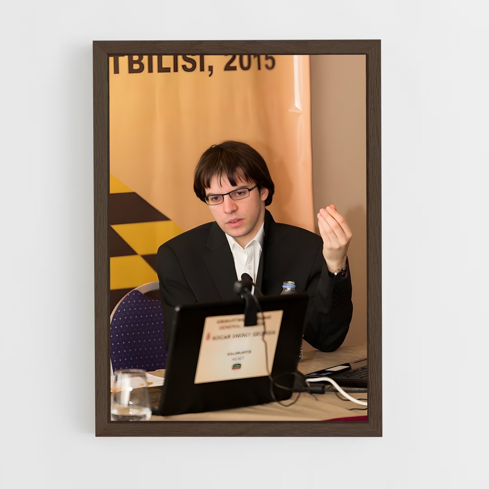 ap-maxime vachier lagrave-1 cadre Bois foncé