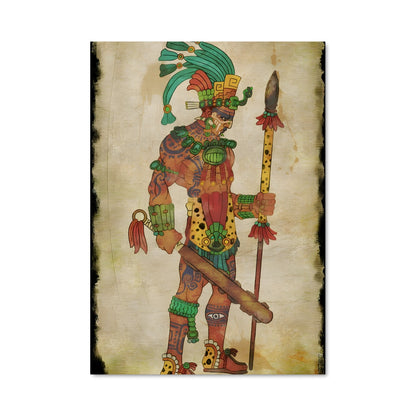 Poster Guerrier Maya