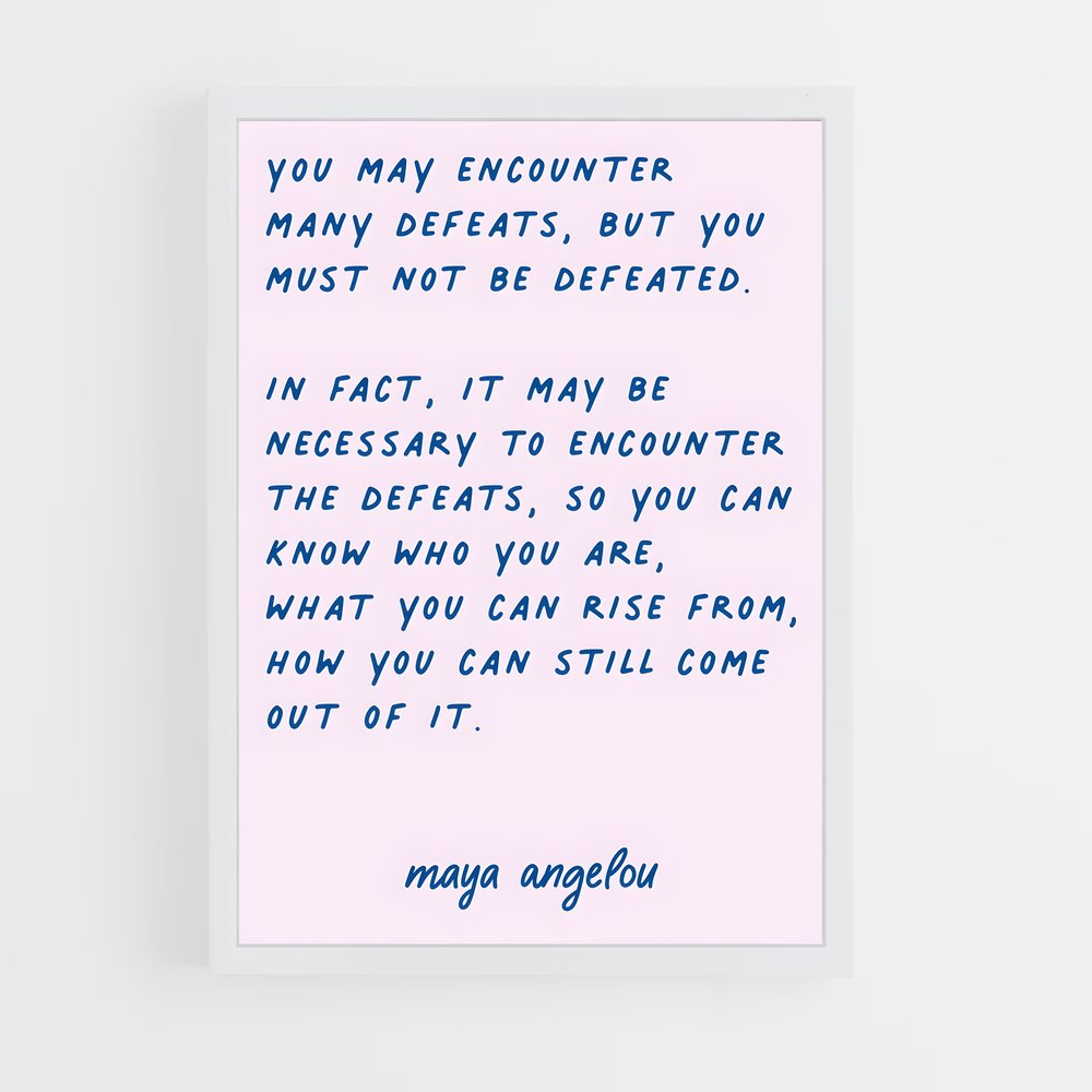 ap-maya angelou-1 cadre Blanc