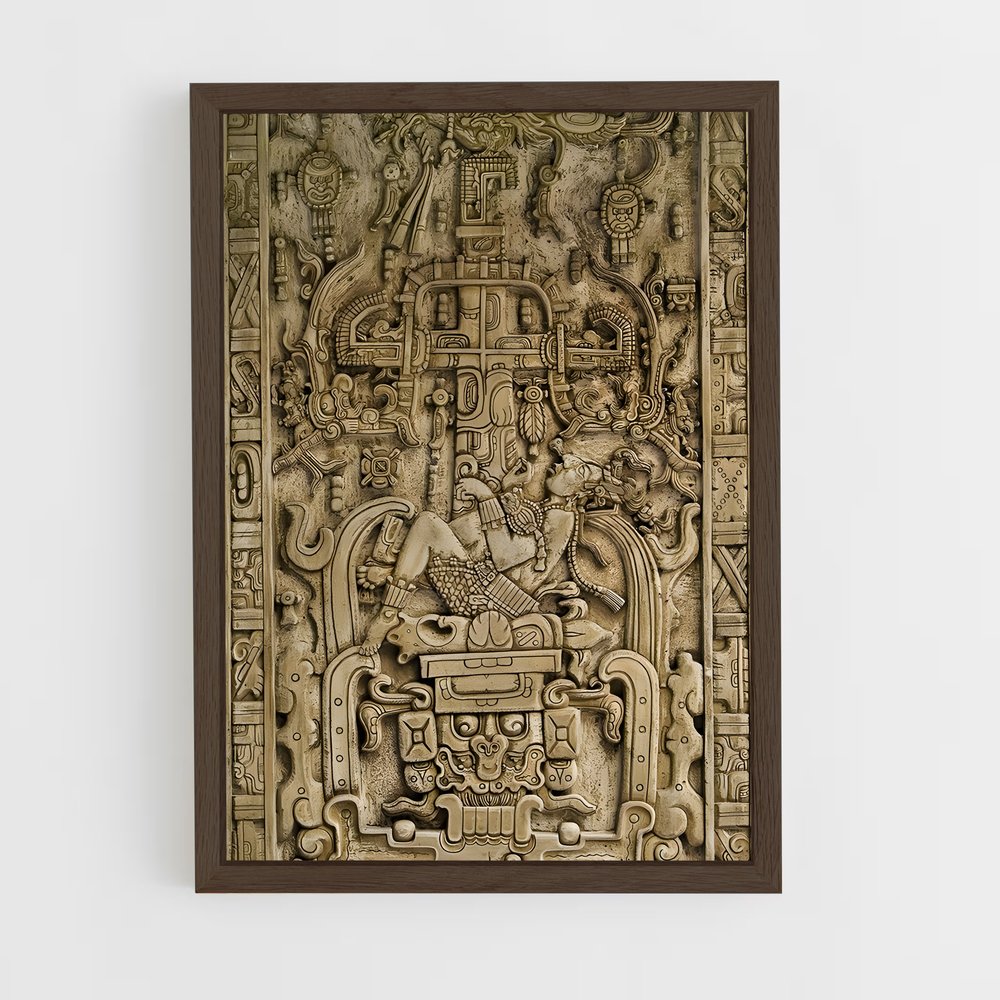ap-maya civilization-6 cadre Bois foncé