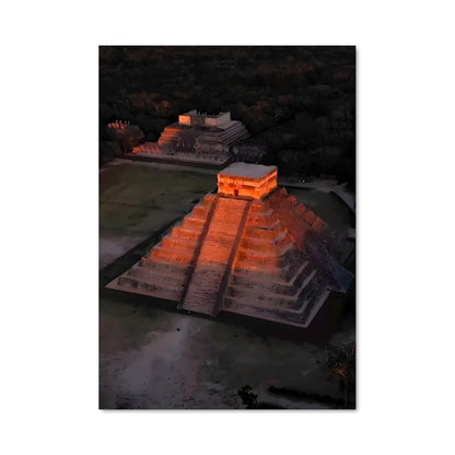 Poster La Pyramide de Chichén