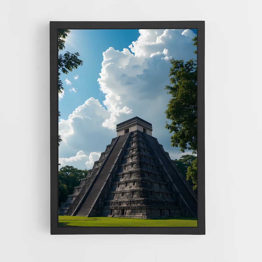 ap-mayan pyramid-1 cadre Noir