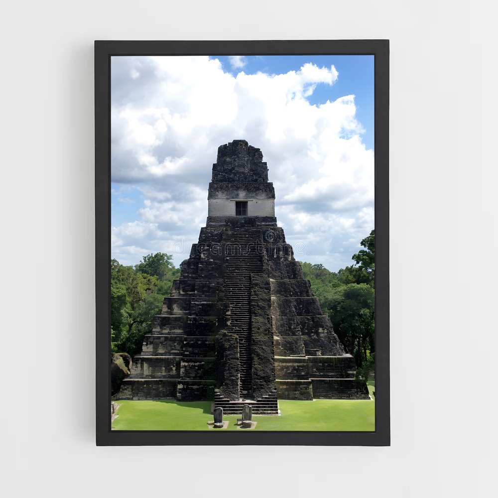 ap-mayan pyramid-7 cadre Noir