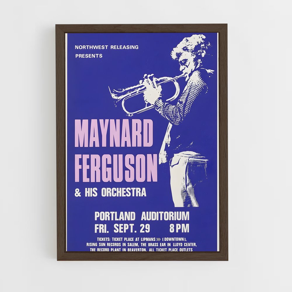 ap-maynard ferguson-2 cadre Bois foncé