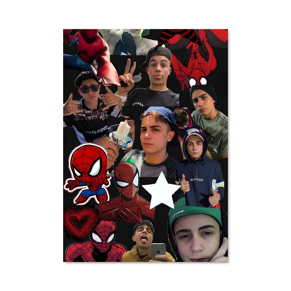 Poster Les Visages de Spidey