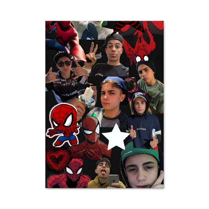 Poster Les Visages de Spidey