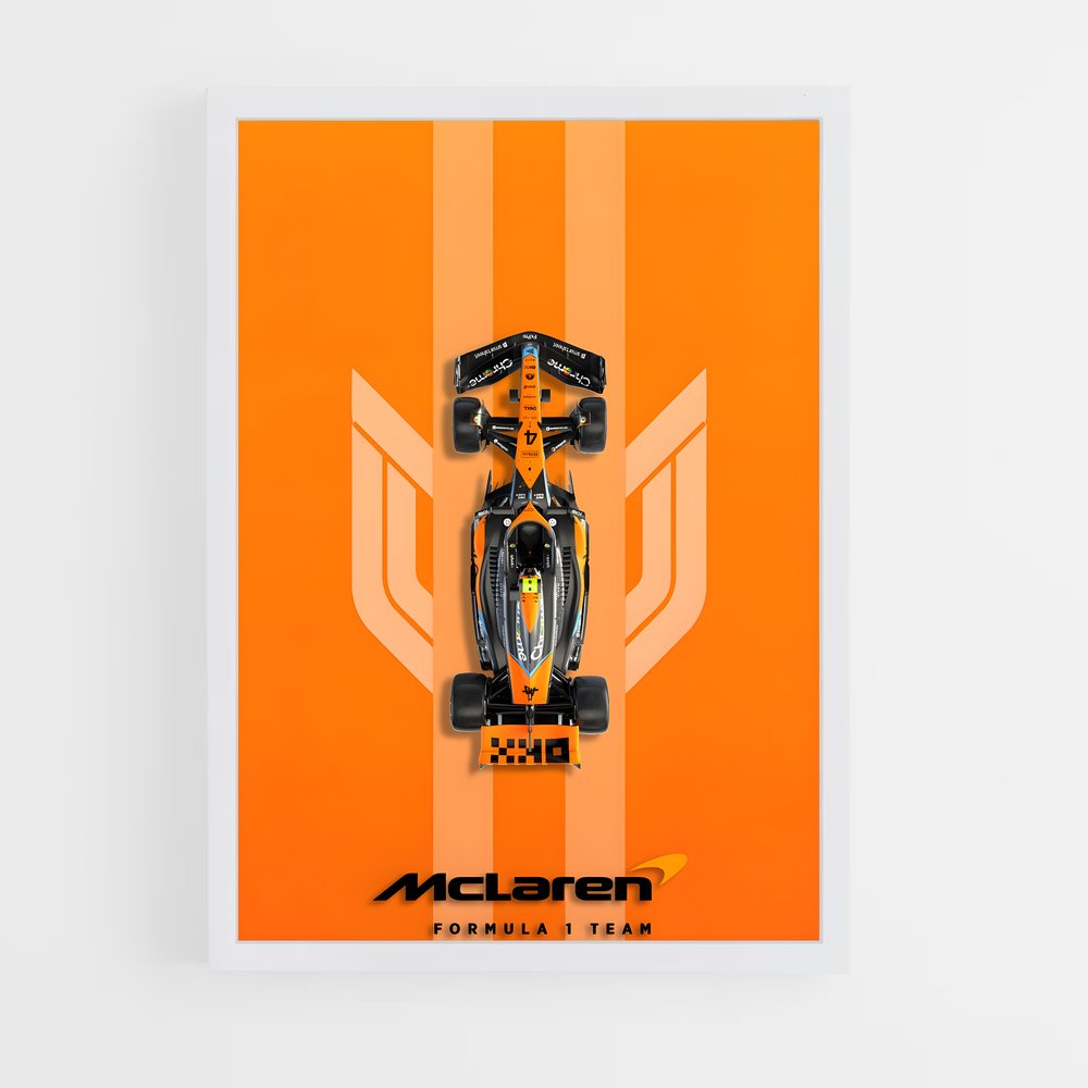 ap-mclaren f1 team-10 cadre Blanc