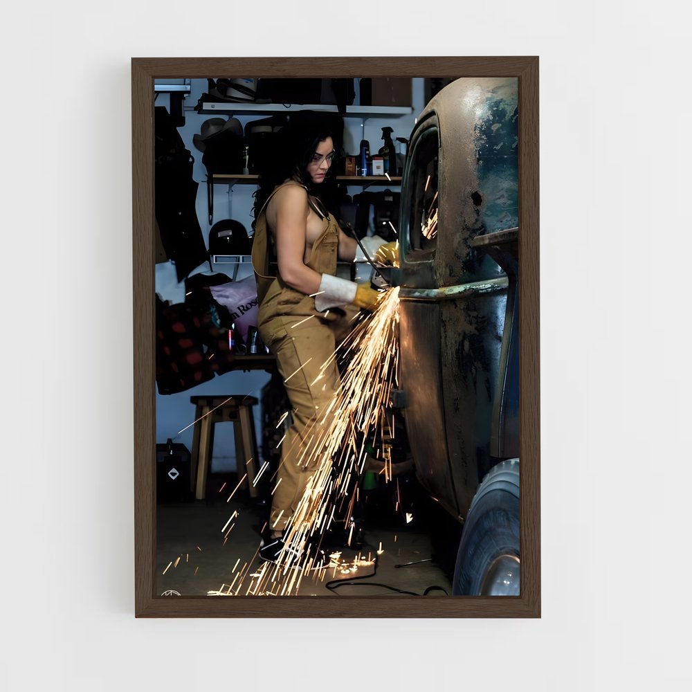 ap-mechanic-8 cadre Bois foncé