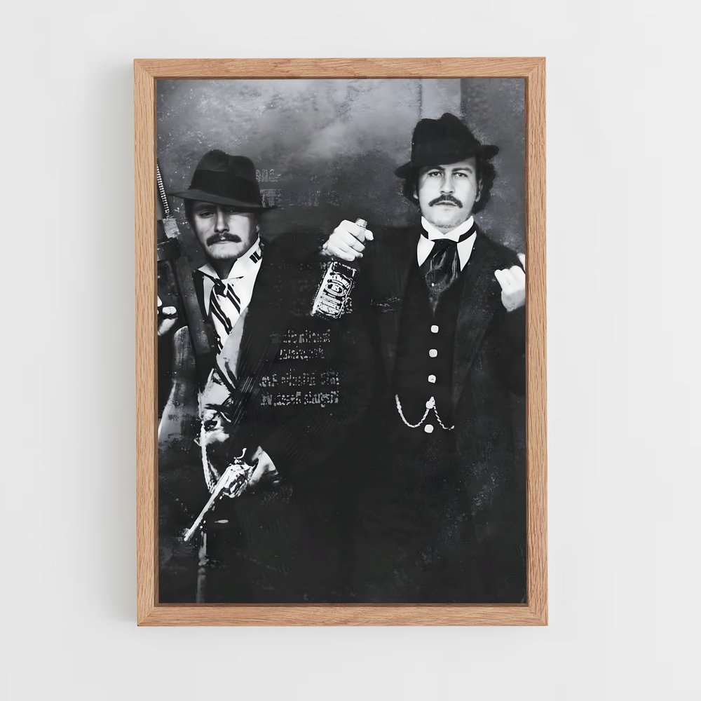 ap-medellin cartel-1 cadre Bois clair