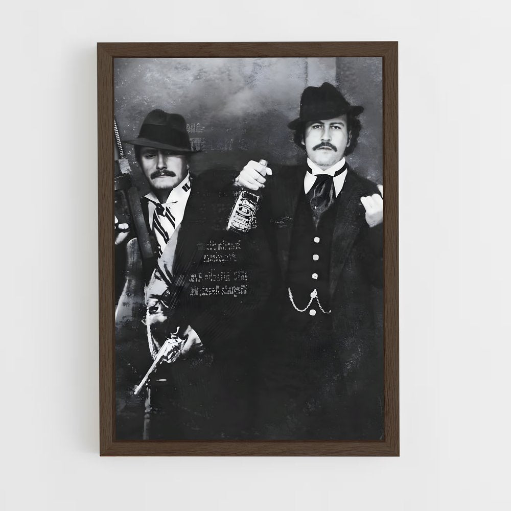 ap-medellin cartel-1 cadre Bois foncé