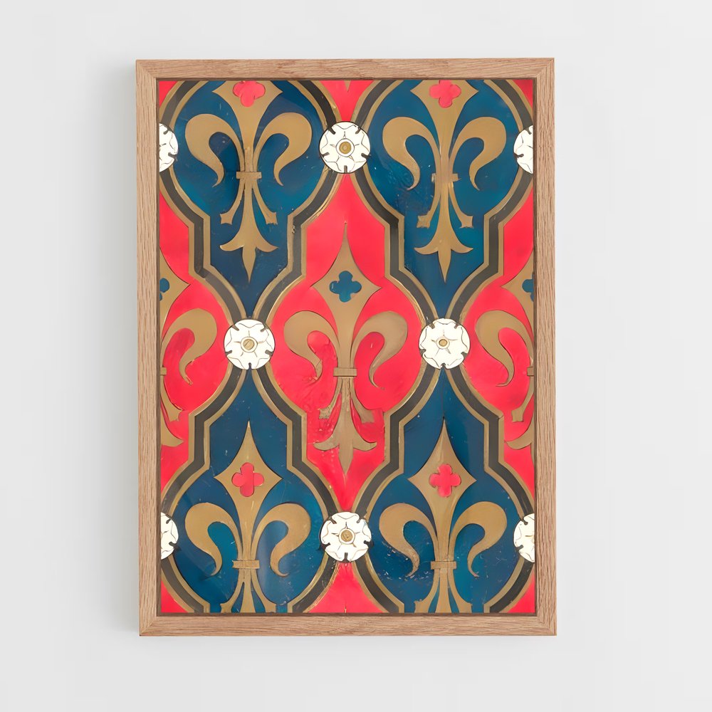 ap-medieval patterns-1 cadre Bois clair