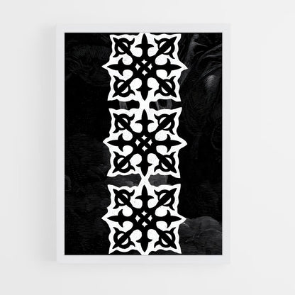 ap-medieval patterns-3 cadre Blanc