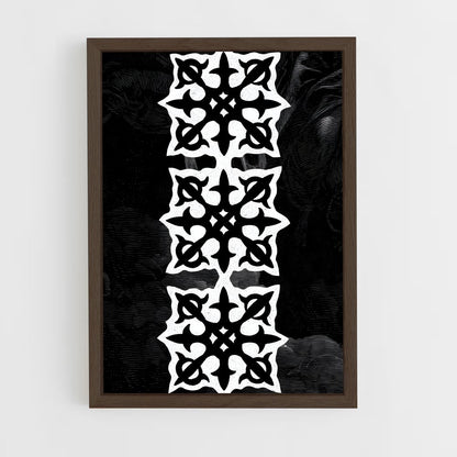 ap-medieval patterns-3 cadre Bois foncé