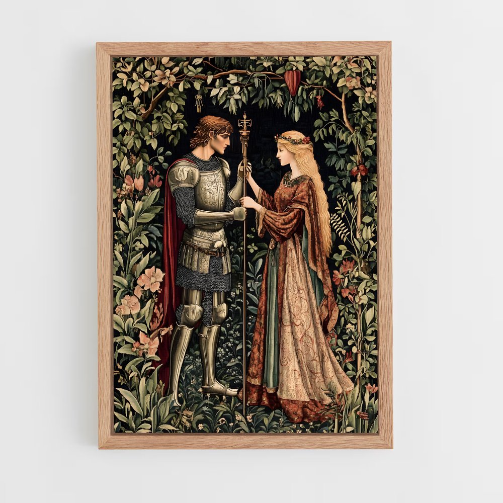 ap-medieval patterns-6 cadre Bois clair