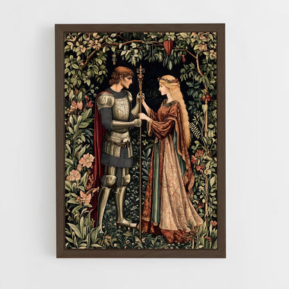 ap-medieval patterns-6 cadre Bois foncé