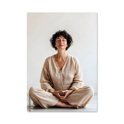 Poster Meditation pose 19179