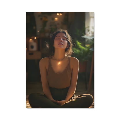 Poster Meditation pose 19197