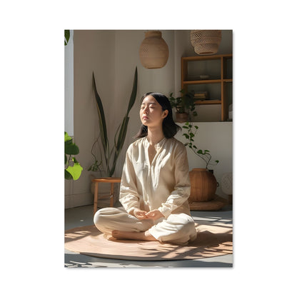 Poster Meditation pose 19186