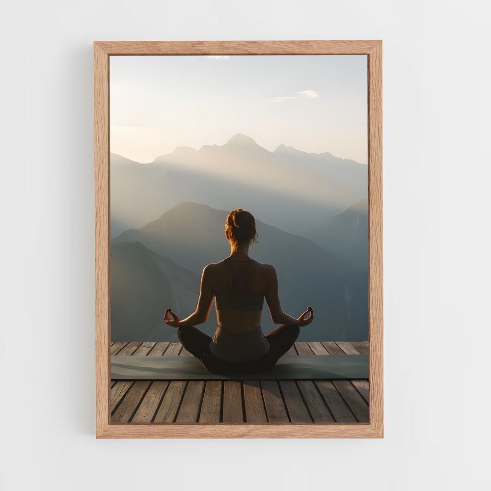 ap-meditation pose-10 cadre Bois clair