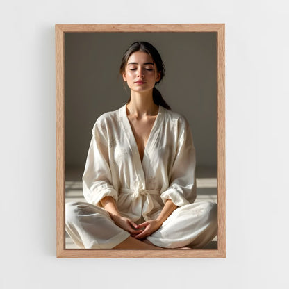 ap-meditation pose-7 cadre Bois clair