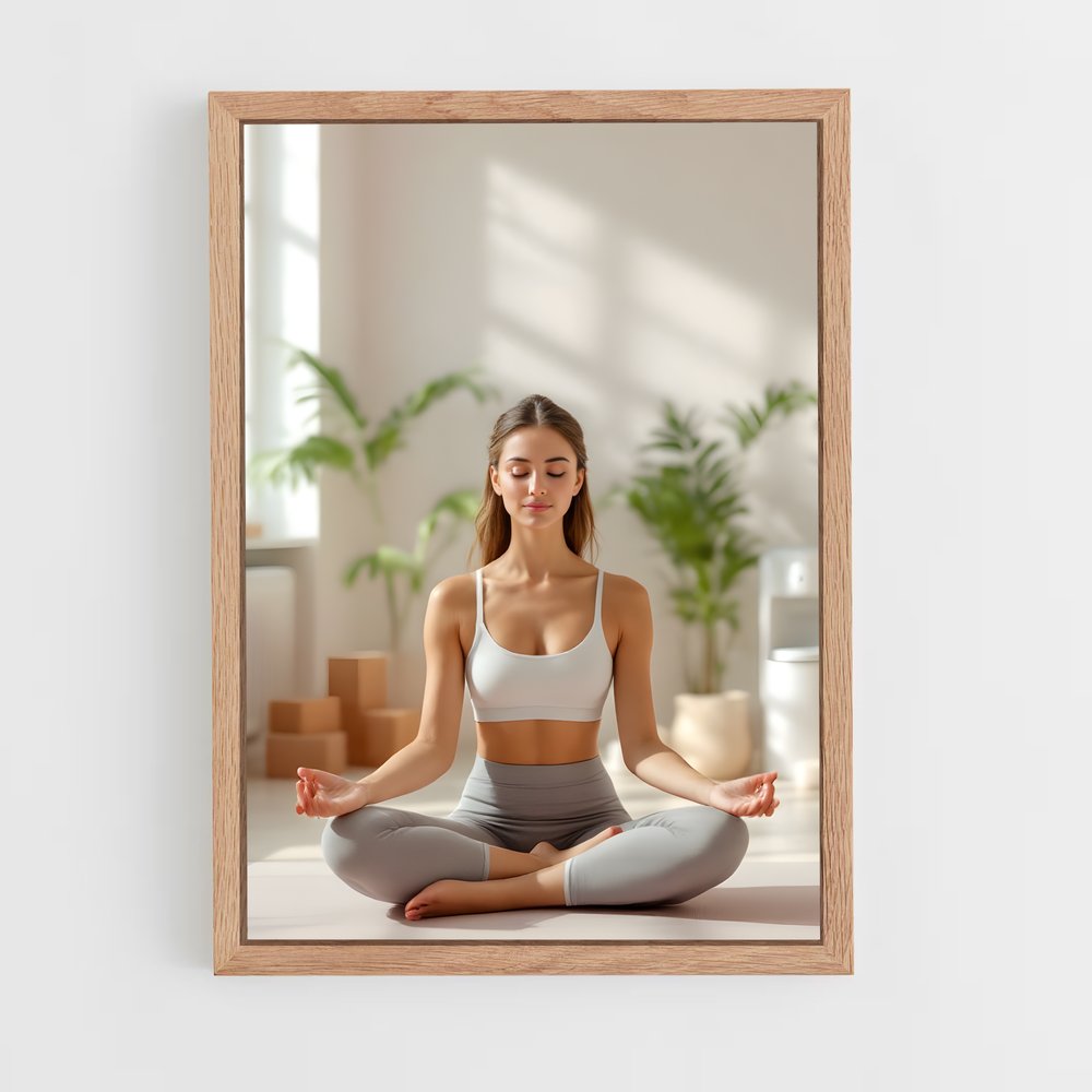ap-meditation pose-8 cadre Bois clair