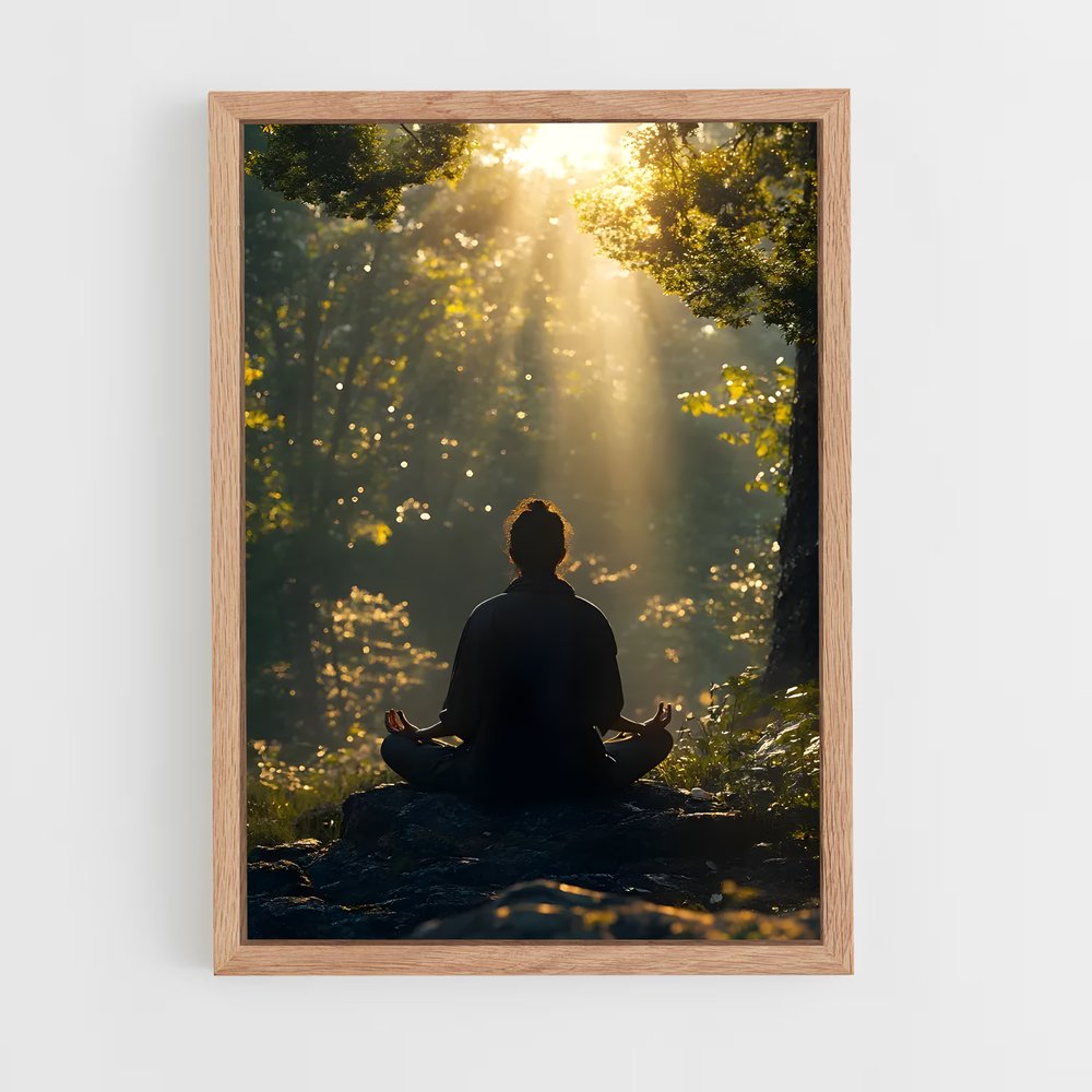 ap-meditation pose-9 cadre Bois clair