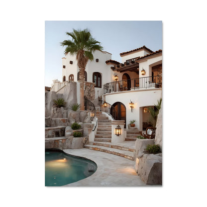 Poster Mediterranean architecture 18591