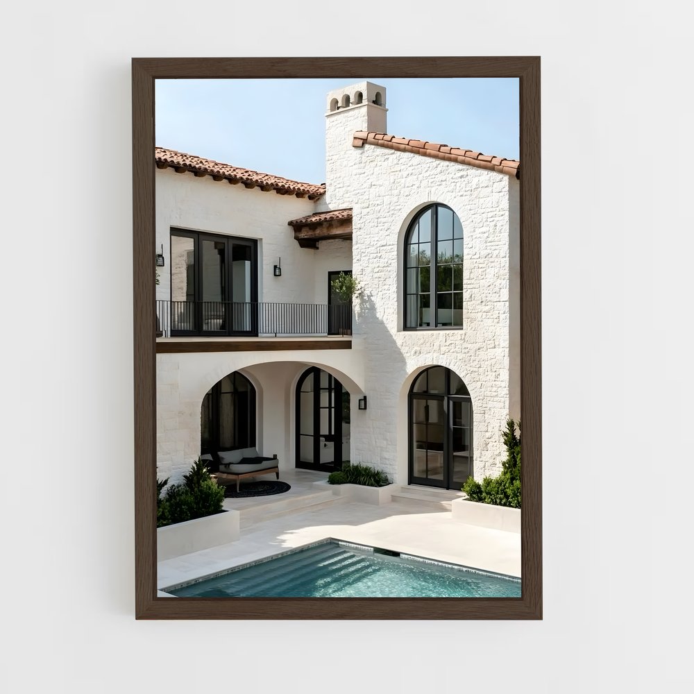 ap-mediterranean architecture-11 cadre Bois foncé