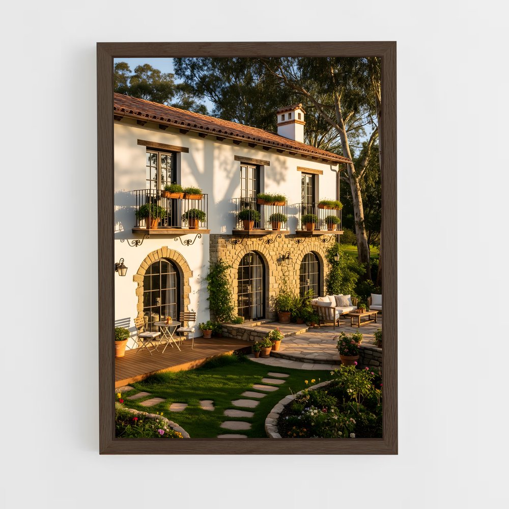 ap-mediterranean architecture-14 cadre Bois foncé