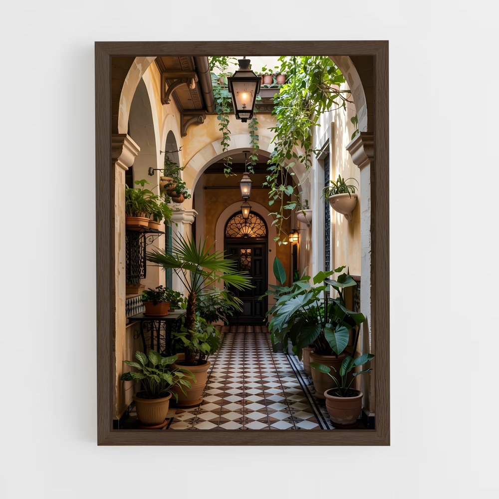 ap-mediterranean architecture-16 cadre Bois foncé
