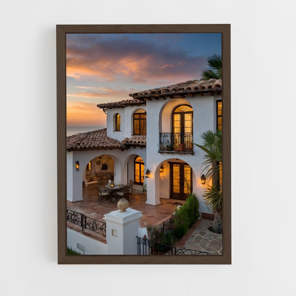 ap-mediterranean architecture-2 cadre Bois foncé