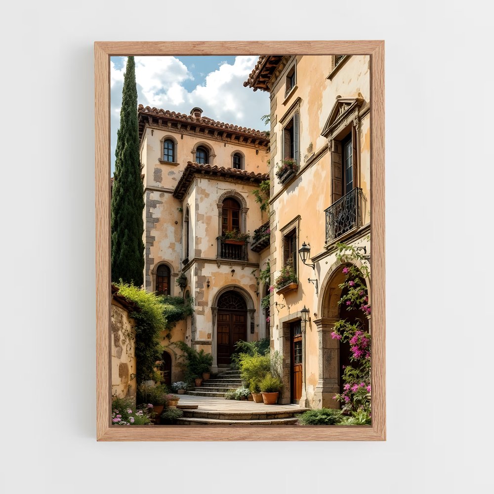 ap-mediterranean architecture-5 cadre Bois clair