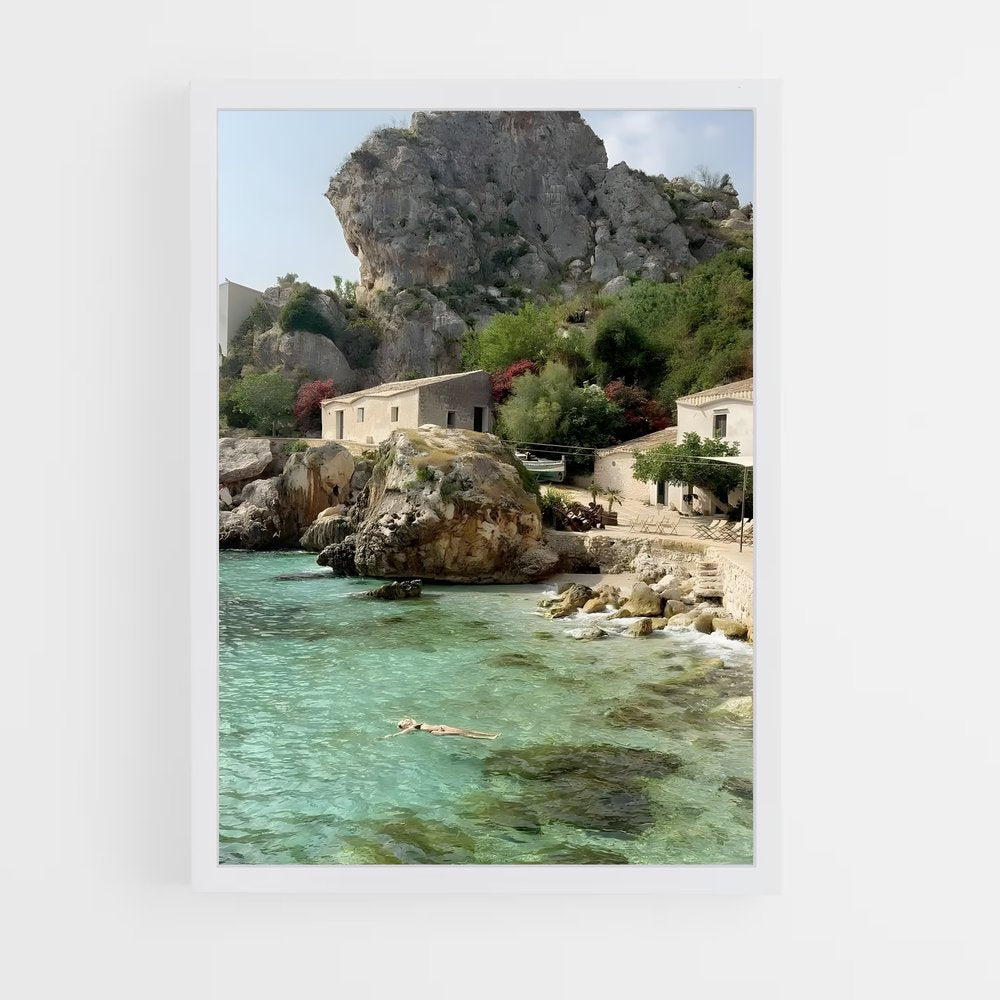 ap-mediterranean sea-13 cadre Blanc