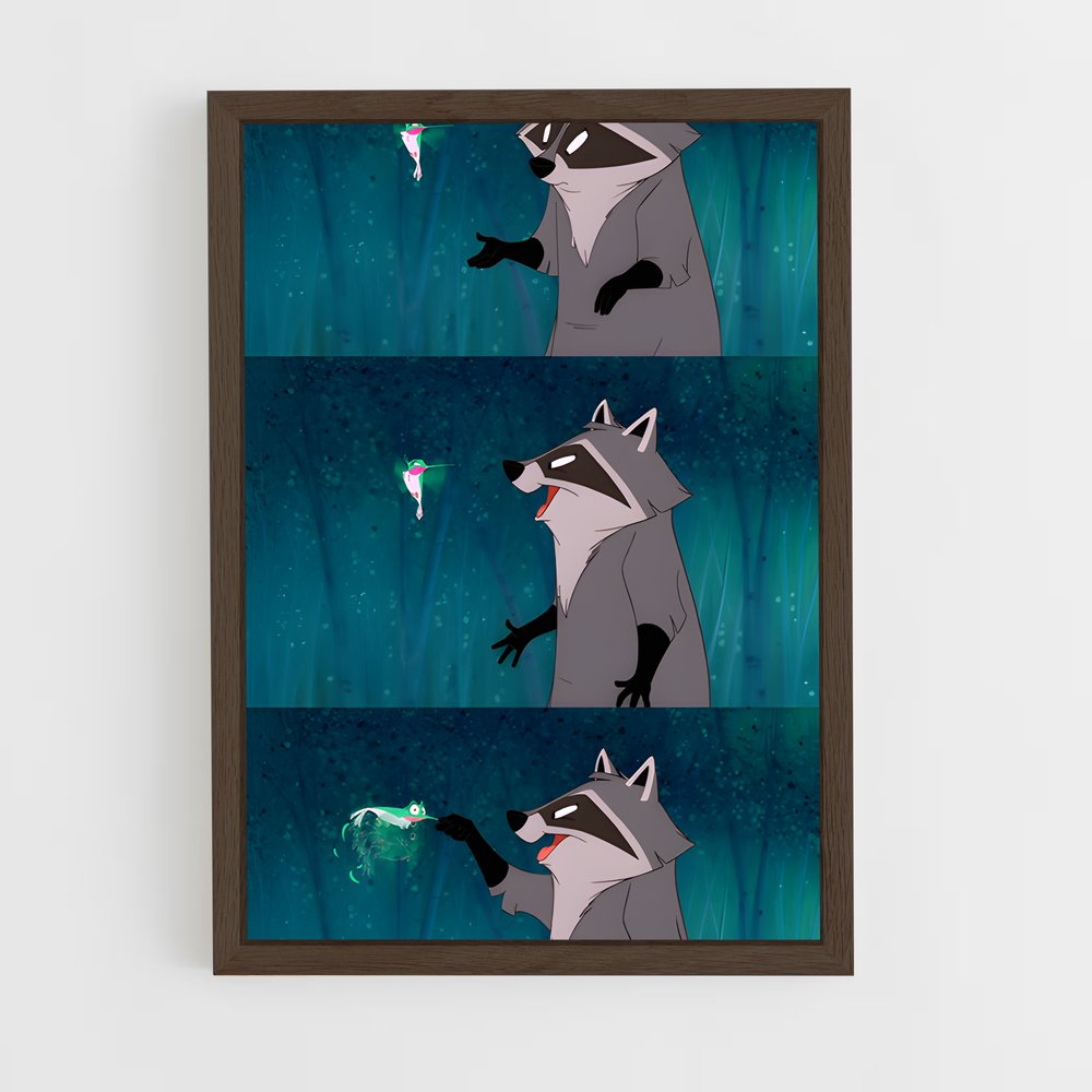 ap-meeko-4 cadre Bois foncé