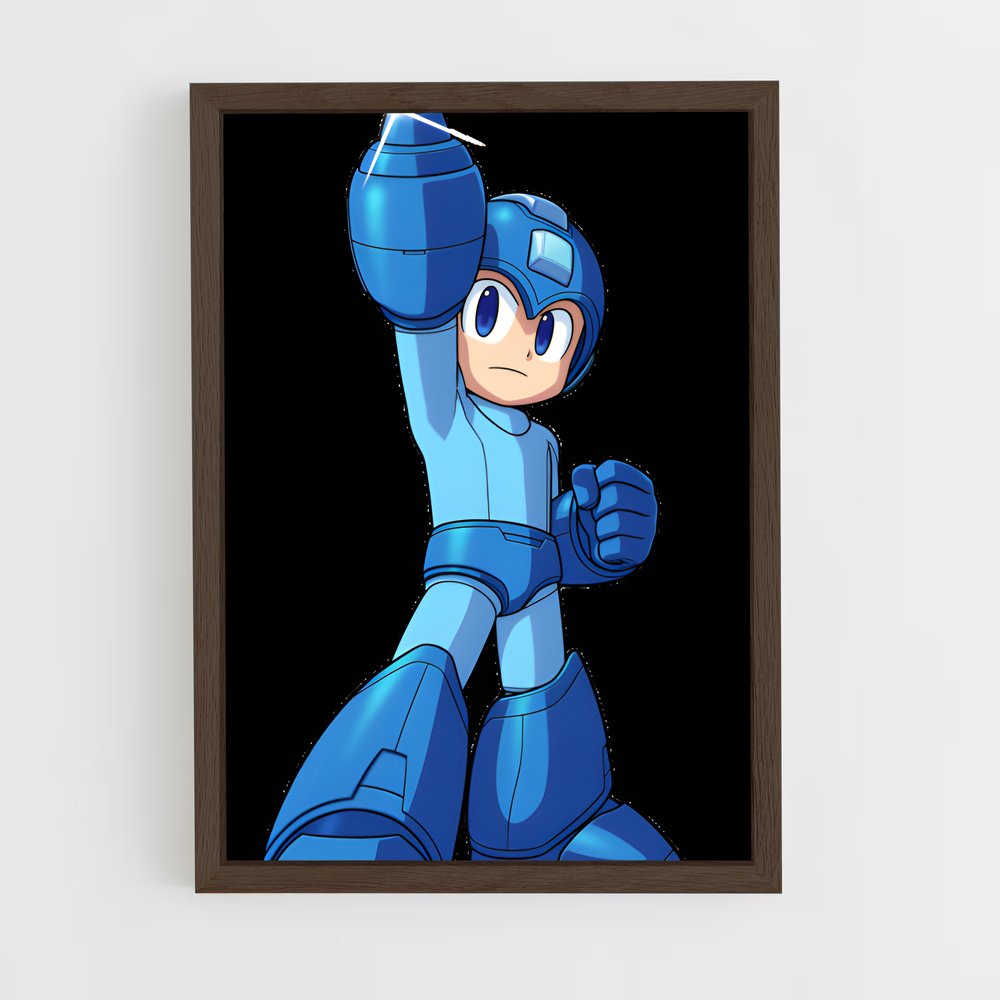 ap-mega man-2 cadre Bois foncé